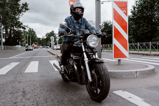 rouler à moto